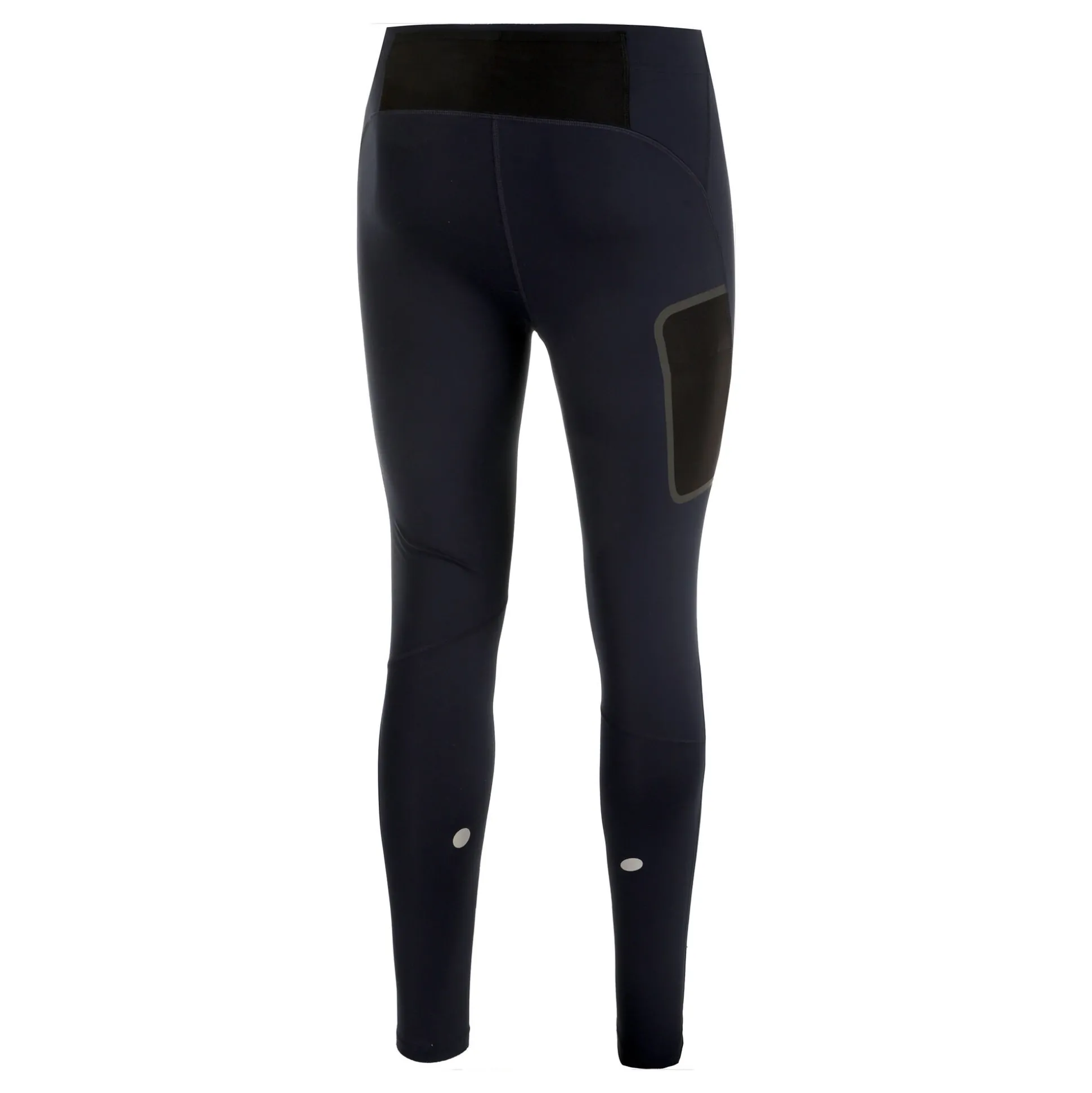 Best Sale Road Winter Running Tights Men - Dark Blue Running Clothing