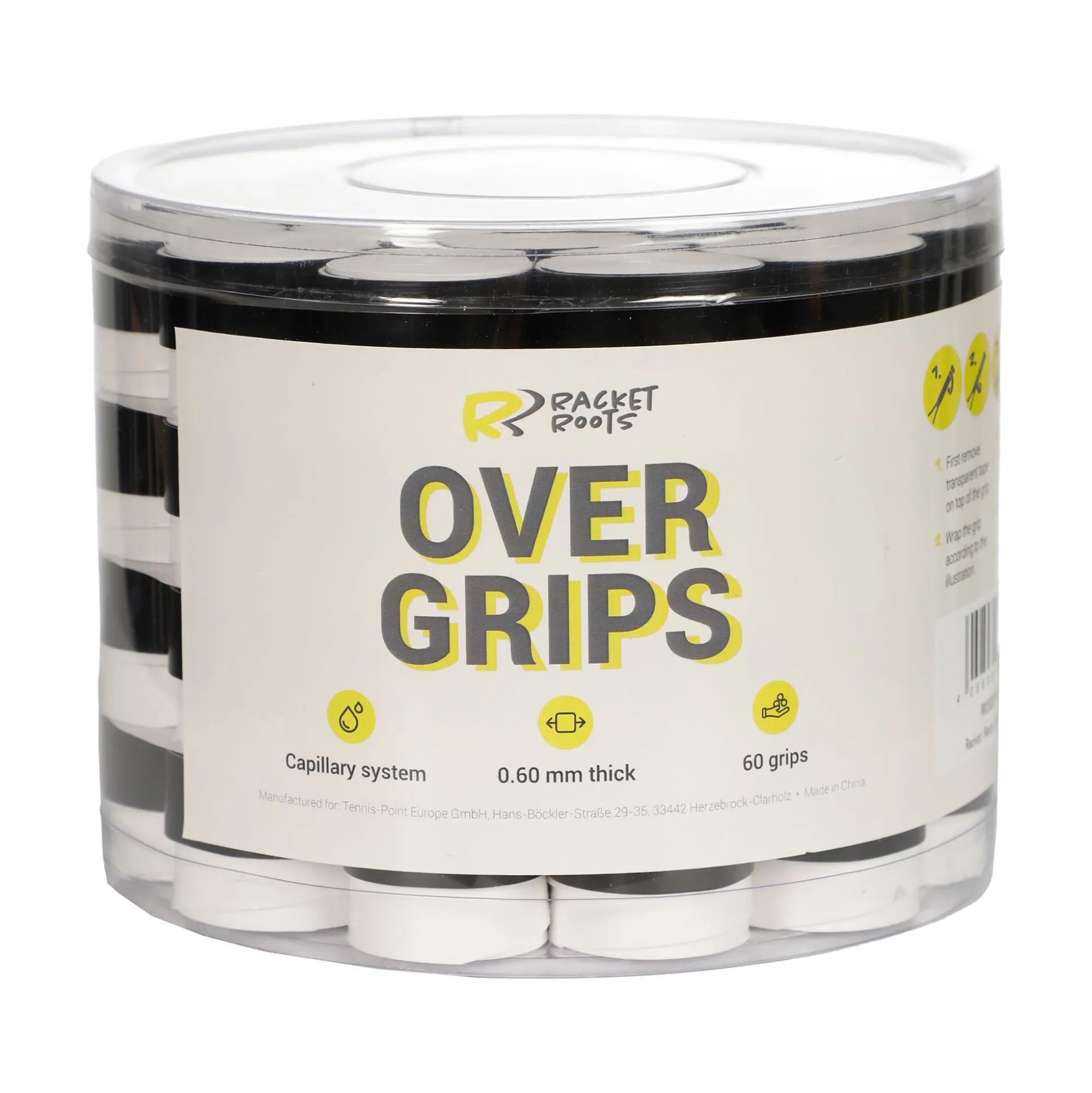 Best RR Grip Box Of 60 Pcs - White Grips