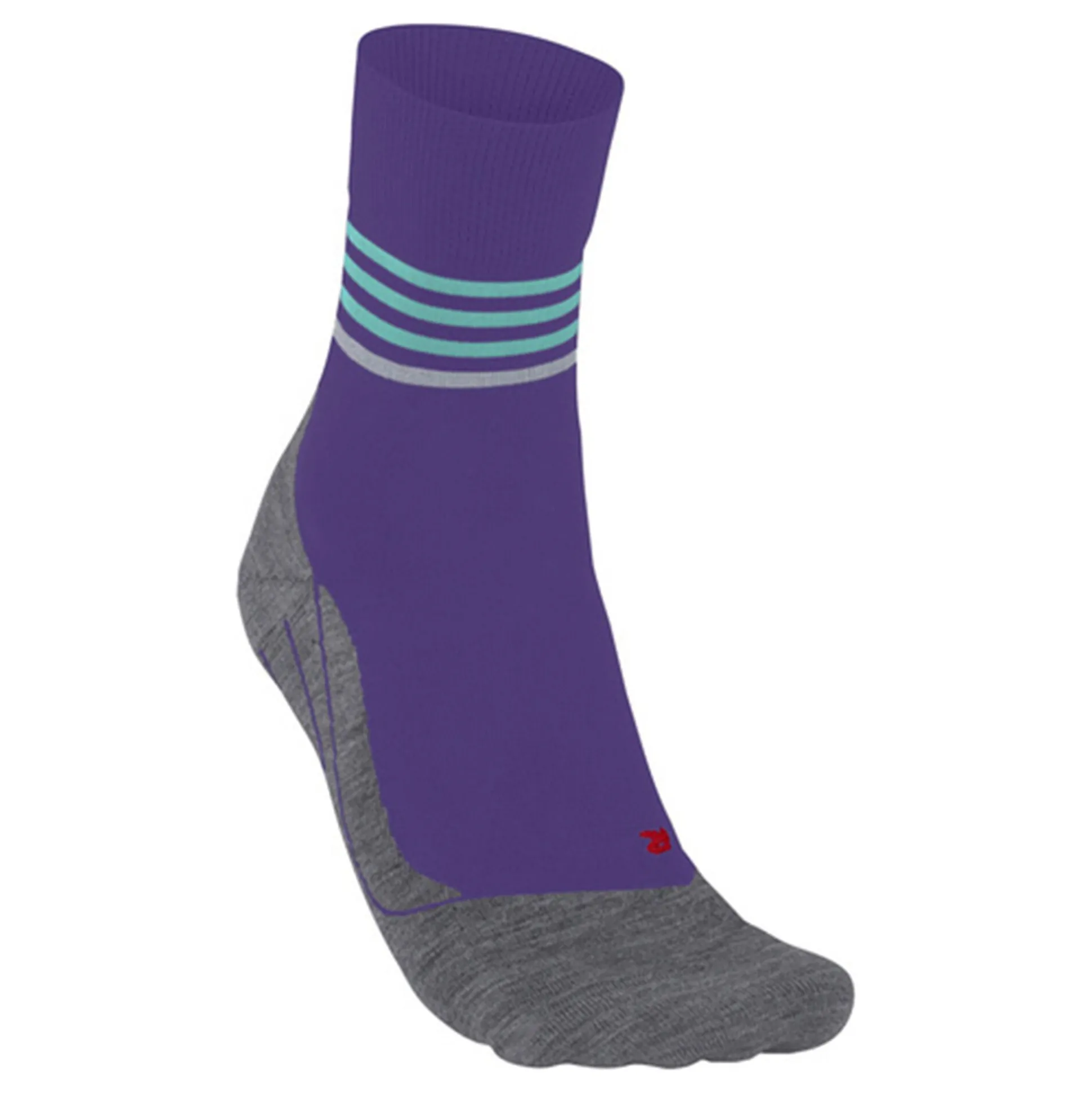 Cheap RU4 Endurance Reflect Running Socks Women - Violet, Grey Running Clothing