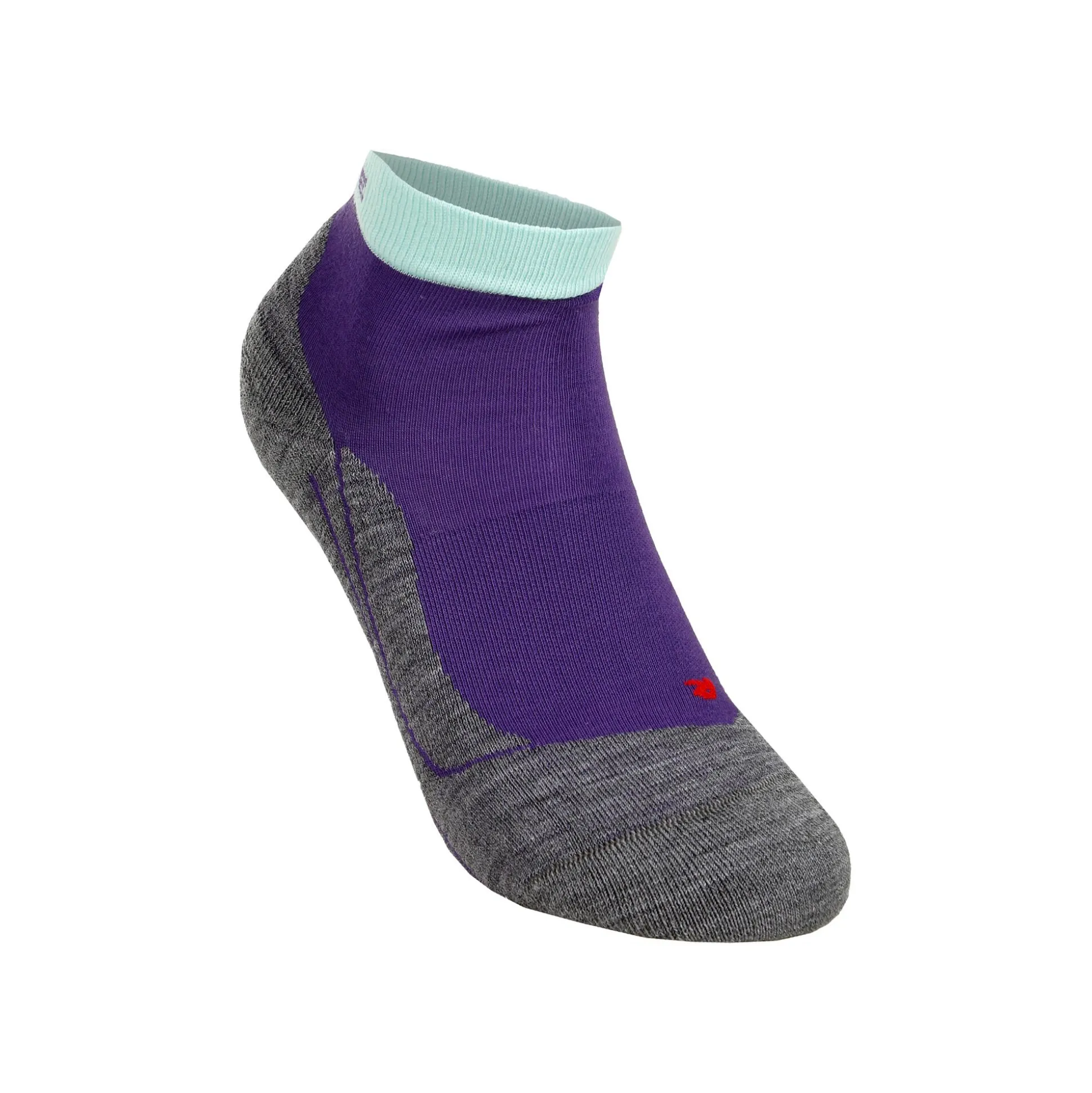 Best RU4 Endurance Short Running Socks Women - Violet, Grey Running Clothing