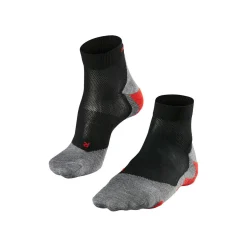 Hot RU5 Race Short Running Socks Men - Black, Lightgrey Running Clothing