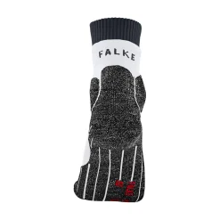 Cheap RU Trail Running Socks Men - White, Dark Grey Running Clothing