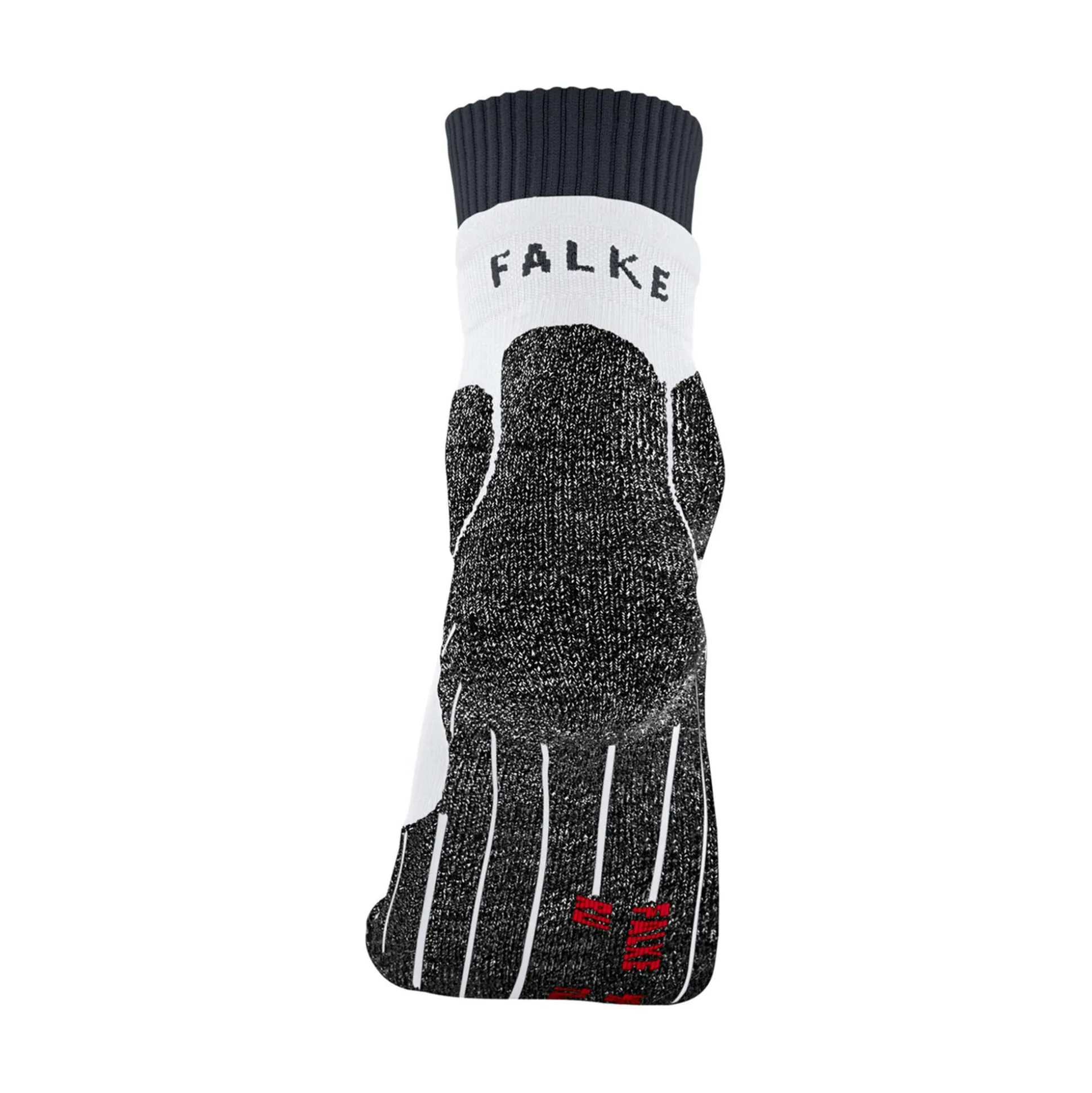 Cheap RU Trail Running Socks Men - White, Dark Grey Running Clothing