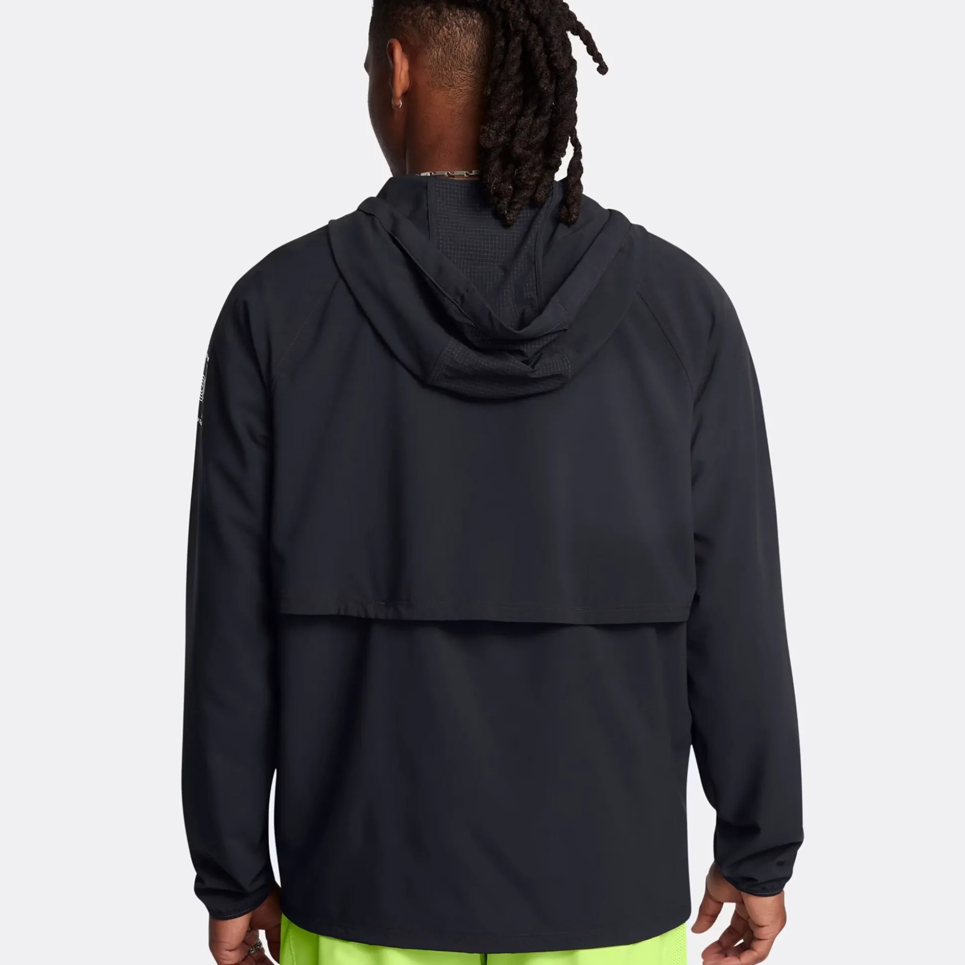 Sale Run Anywhere Anorak Running Jacket Men - Black, Green Running Clothing