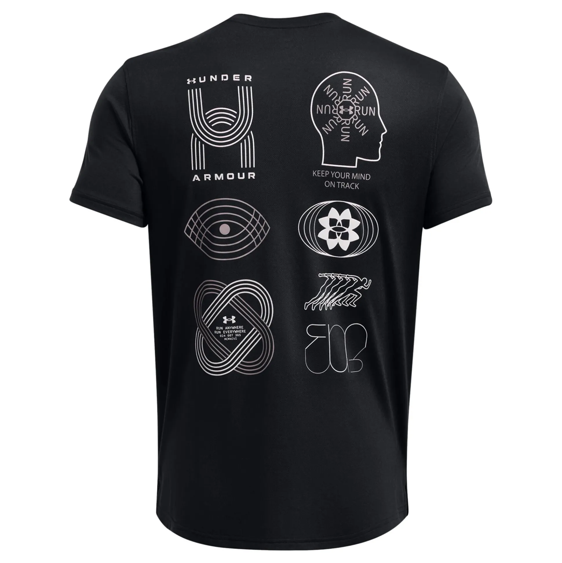 Sale Run Anywhere Running Shirt Men - Black, Grey Running Clothing