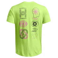 Store Run Anywhere Running Shirt Men - Green, Pink Running Clothing