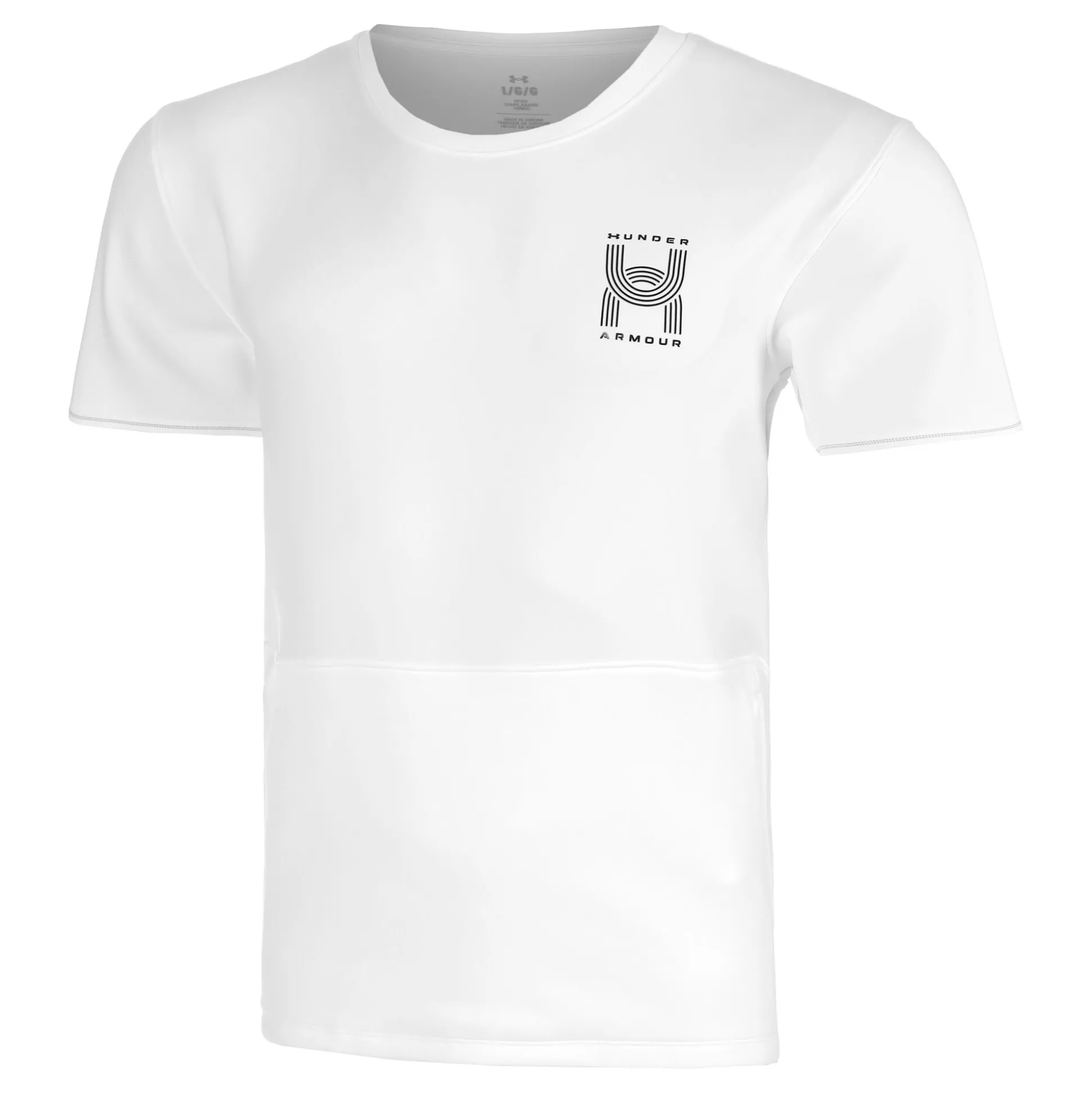 Cheap Run Anywhere Running Shirt Men - White, Green Running Clothing