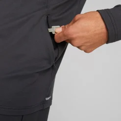 Cheap Run Cloudspun Knit Half-Zip Long Sleeve Men - Shirts