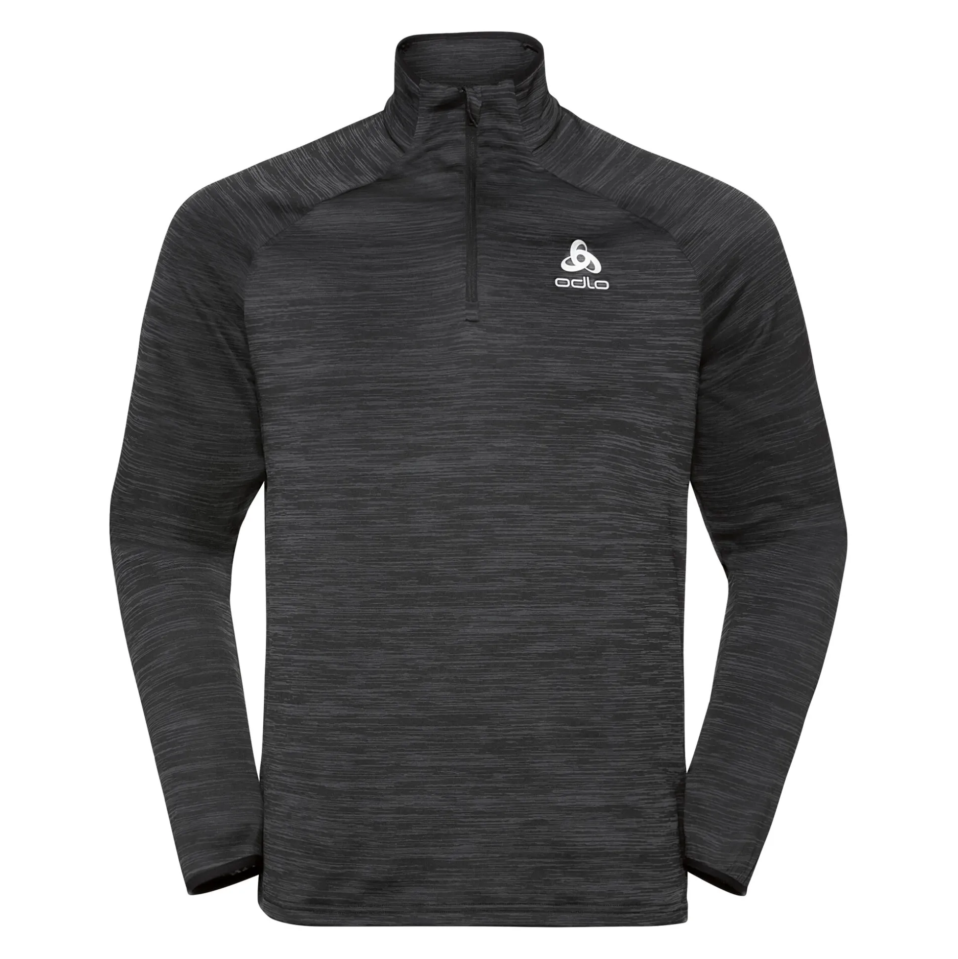 Outlet Run Easy Warm Midlayer 1/2 Zip Long Sleeve Men - Dark Grey Shirts