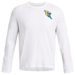 Hot Run Everywhere Running Top Men - White, Blue Running Clothing