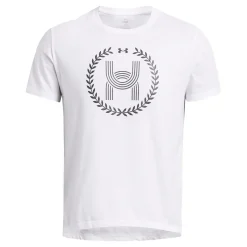 Flash Sale Run Everywhere Wreath SS Running Shirt Men - White, Grey Running Clothing