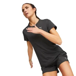 Discount Run Favorite Heather Running Shirt Women - Dark Grey Running Clothing