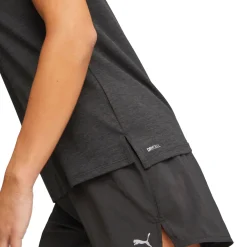 Discount Run Favorite Heather Running Shirt Women - Dark Grey Running Clothing
