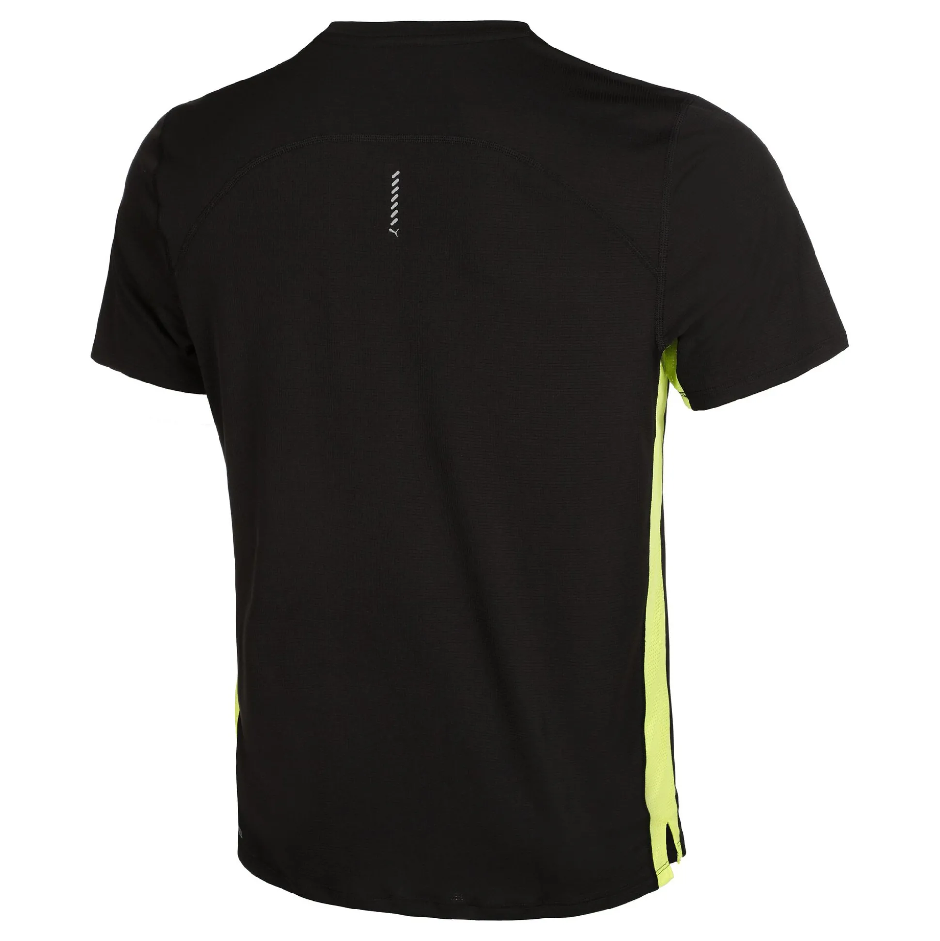 Shop Run Favorite Velocity Running Shirt Men - Black, Lime Running Clothing