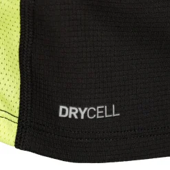 Shop Run Favorite Velocity Running Shirt Men - Black, Lime Running Clothing