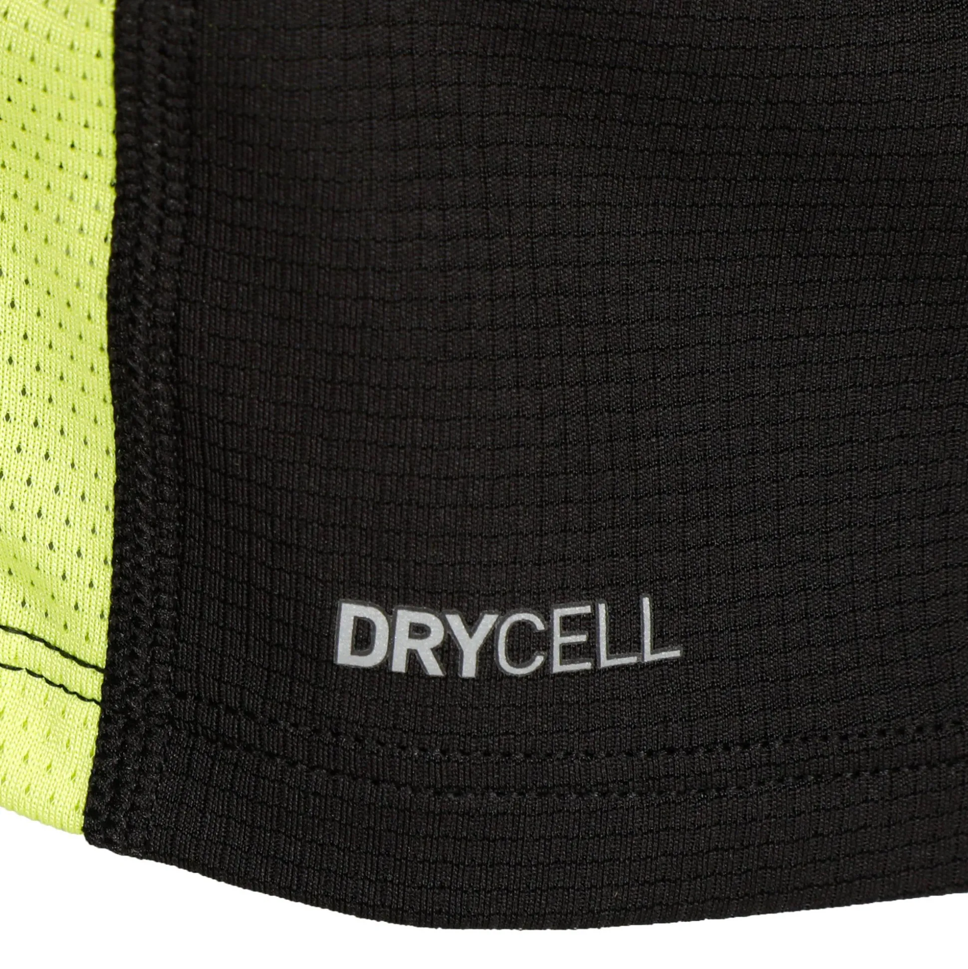 Shop Run Favorite Velocity Running Shirt Men - Black, Lime Running Clothing
