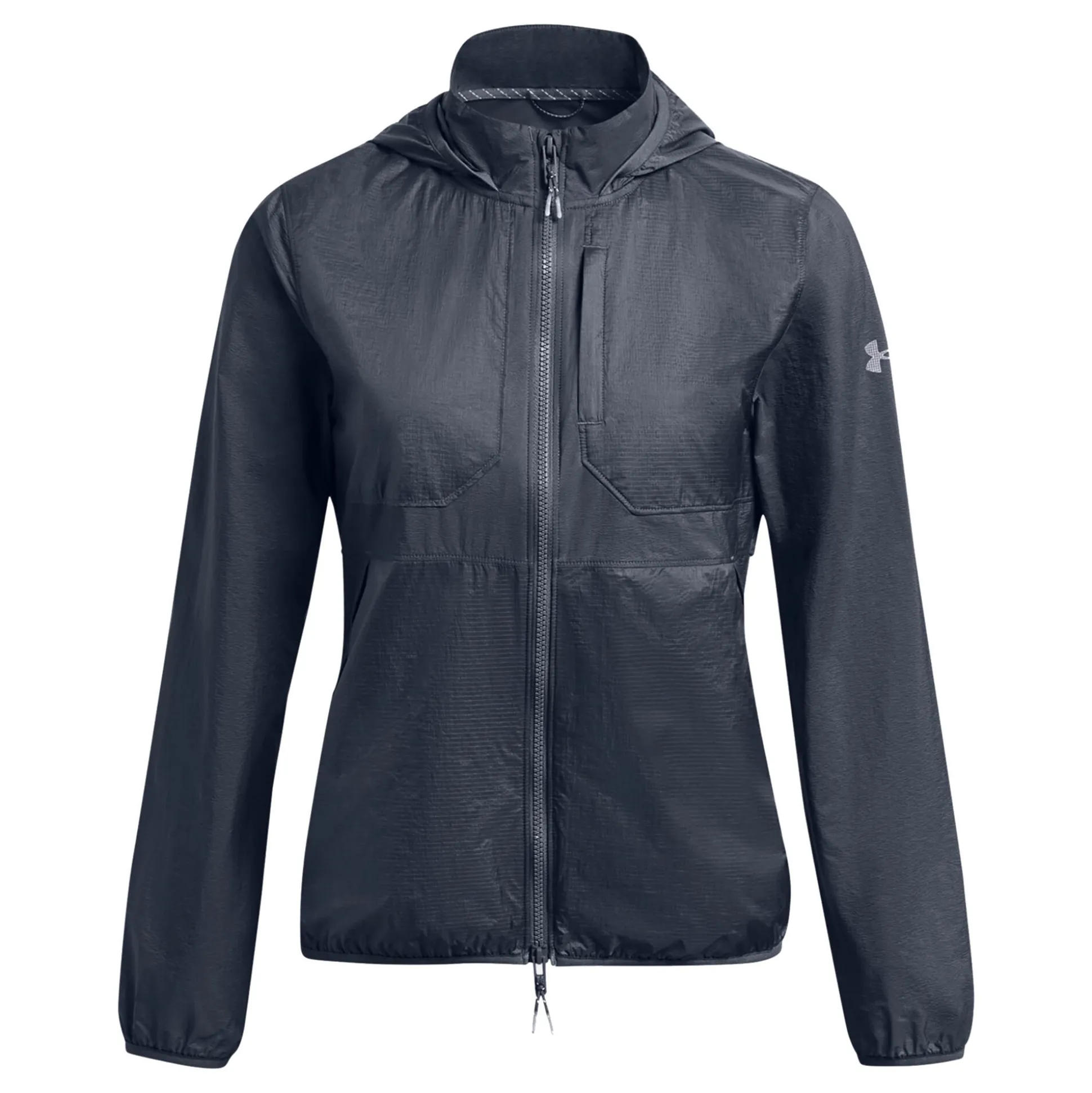New Run Trail Running Jacket Women - Grey, Green Running Clothing