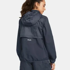 New Run Trail Running Jacket Women - Grey, Green Running Clothing