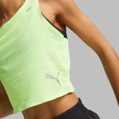 Discount Run Ultraspun Crop Tank Top Women - Running Clothing|Tops