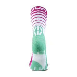 Cheap Runner's Five Running Socks Women - White, Green Running Clothing