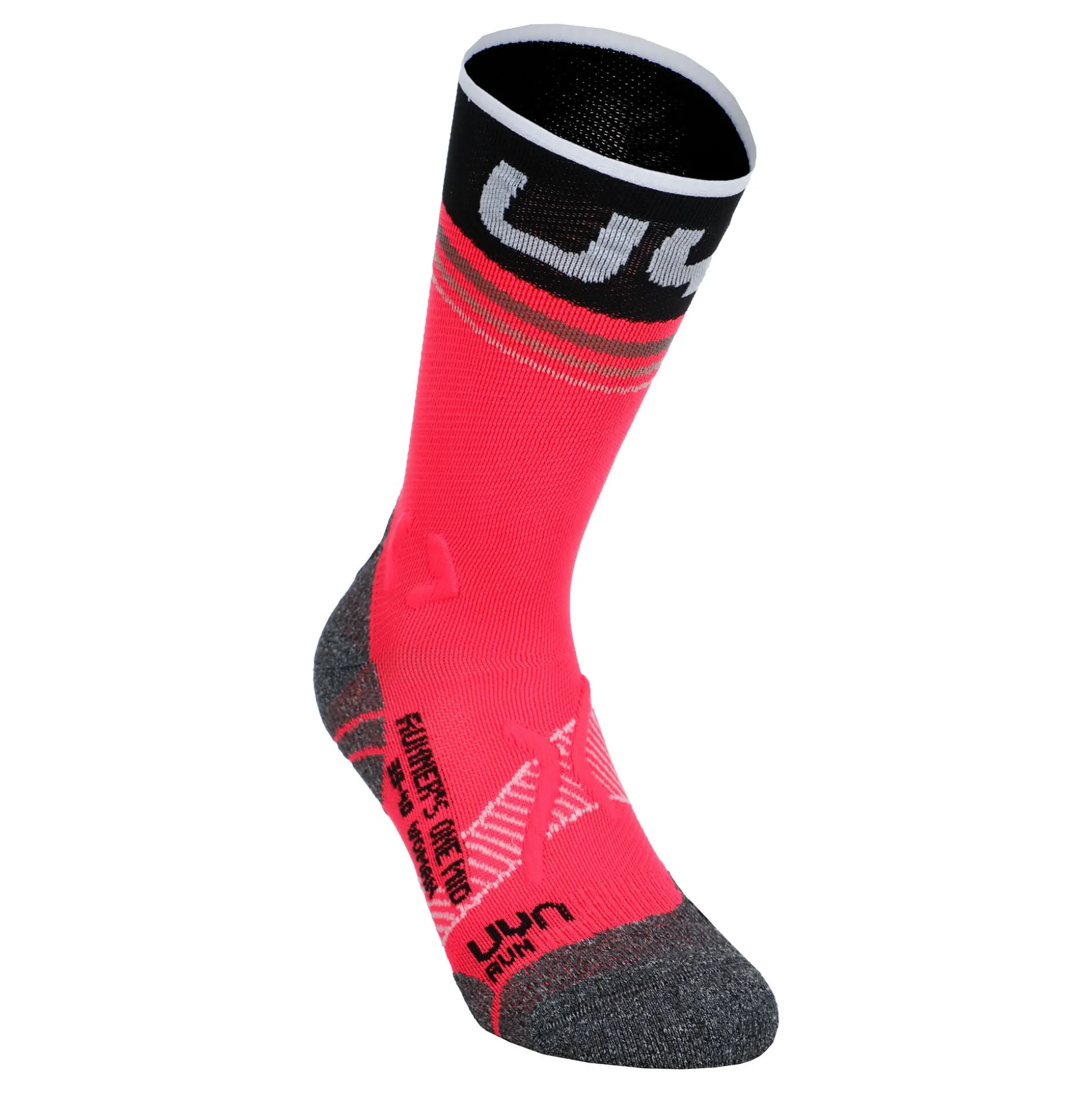 Store Runner'S One Mid Running Socks Women - Pink, Black Running Clothing