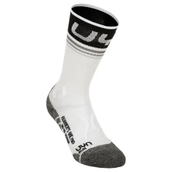 Hot Runner'S One Mid Running Socks Women - White, Black Running Clothing