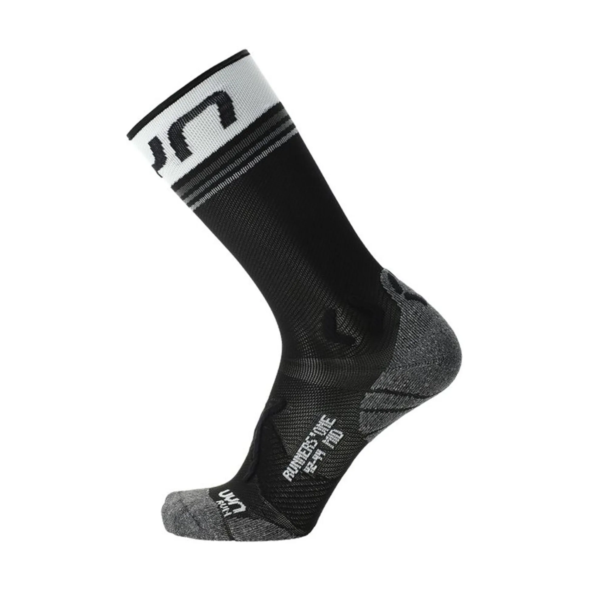 Outlet Runner's One Running Socks Men - Black, White Running Clothing