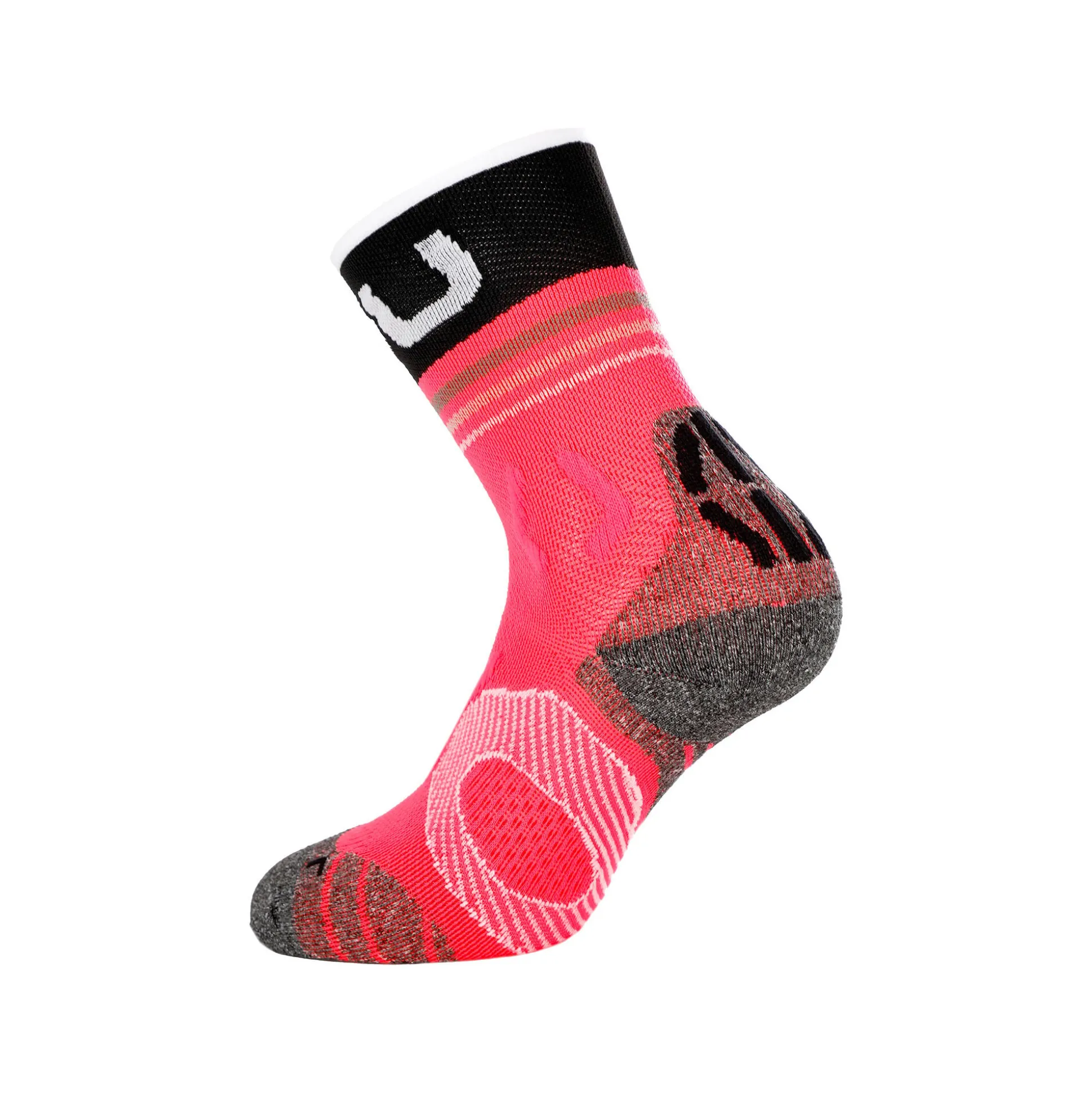 New Runner's One Short Running Socks Women - Pink, Black Running Clothing