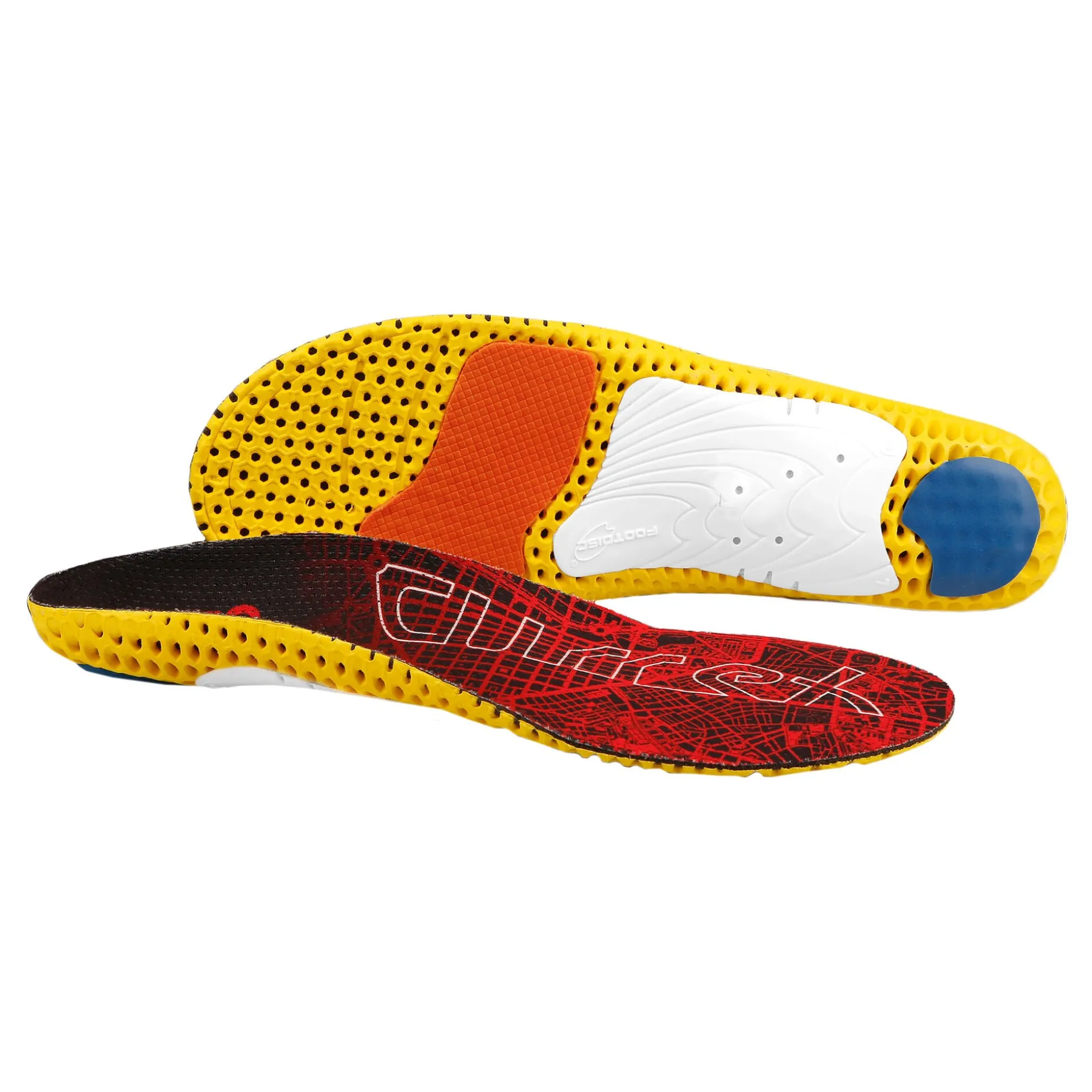 Cheap RunPro Low Insoles - Red, Yellow Running Accessories