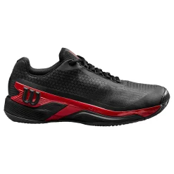 New Rush Pro 4.0 Clash Clay Court Shoe Men - Black, Red Clay Court Shoes