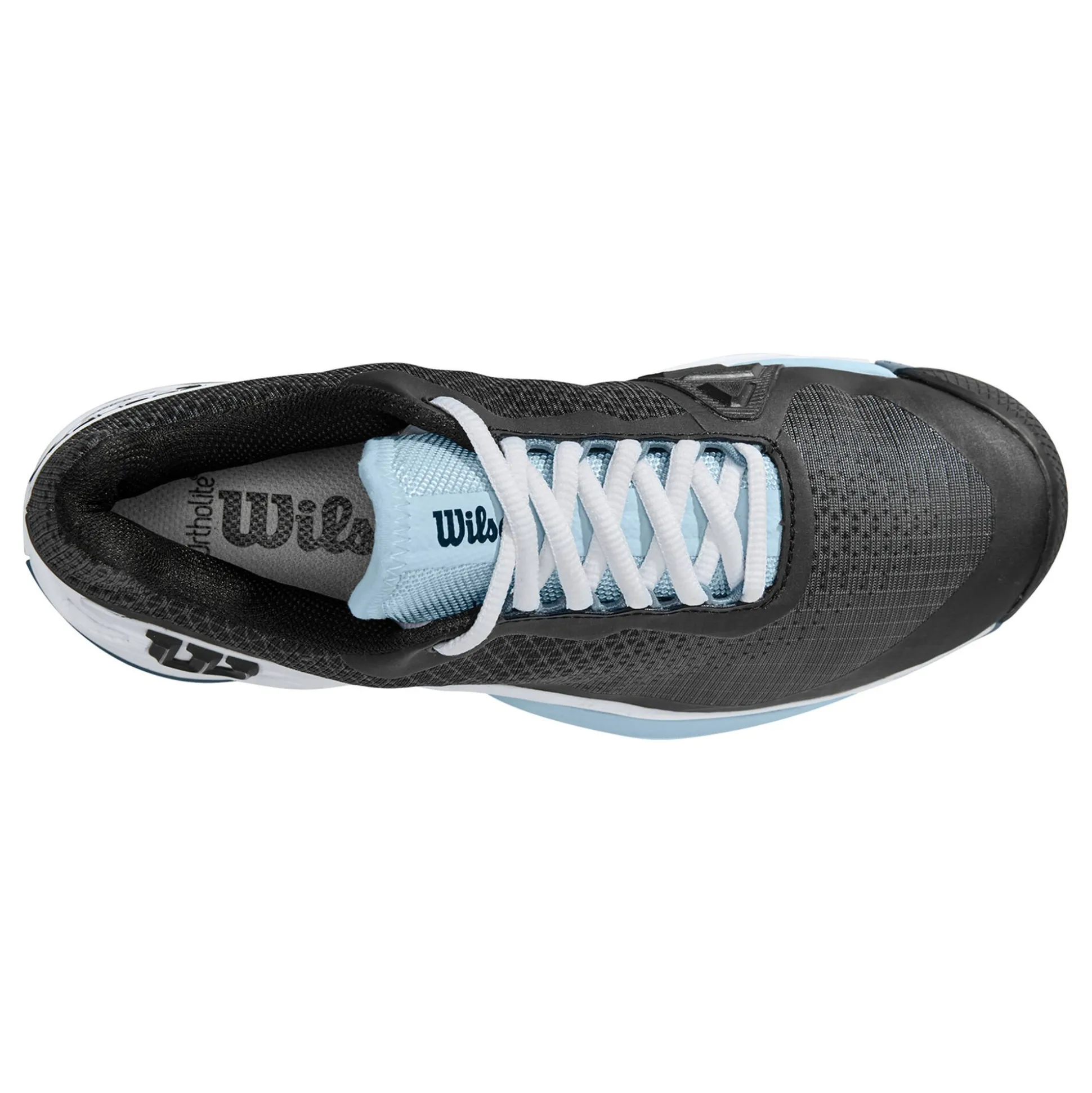 Clearance Rush Pro 4.0 Clay Court Shoe Women - Black, Blue Clay Court Shoes
