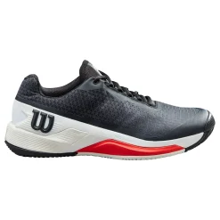 Hot Rush Pro 4.0 Clay Court Shoe Men - Black, Red Clay Court Shoes