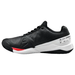 Hot Rush Pro 4.0 Clay Court Shoe Men - Black, Red Clay Court Shoes