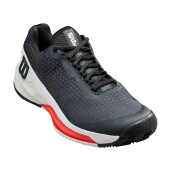 Hot Rush Pro 4.0 Clay Court Shoe Men - Black, Red Clay Court Shoes