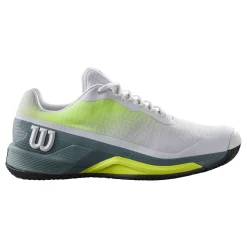 Clearance Rush Pro 4.0 Clay Court Shoe Men - White, Grey Clay Court Shoes