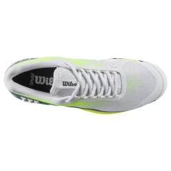 Clearance Rush Pro 4.0 Clay Court Shoe Men - White, Grey Clay Court Shoes