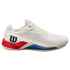 Hot Rush Pro 4.0 Clay Court Shoe Men - White, Red Clay Court Shoes