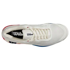 Hot Rush Pro 4.0 Clay Court Shoe Men - White, Red Clay Court Shoes
