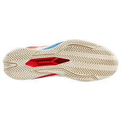 Hot Rush Pro 4.0 Clay Court Shoe Men - White, Red Clay Court Shoes
