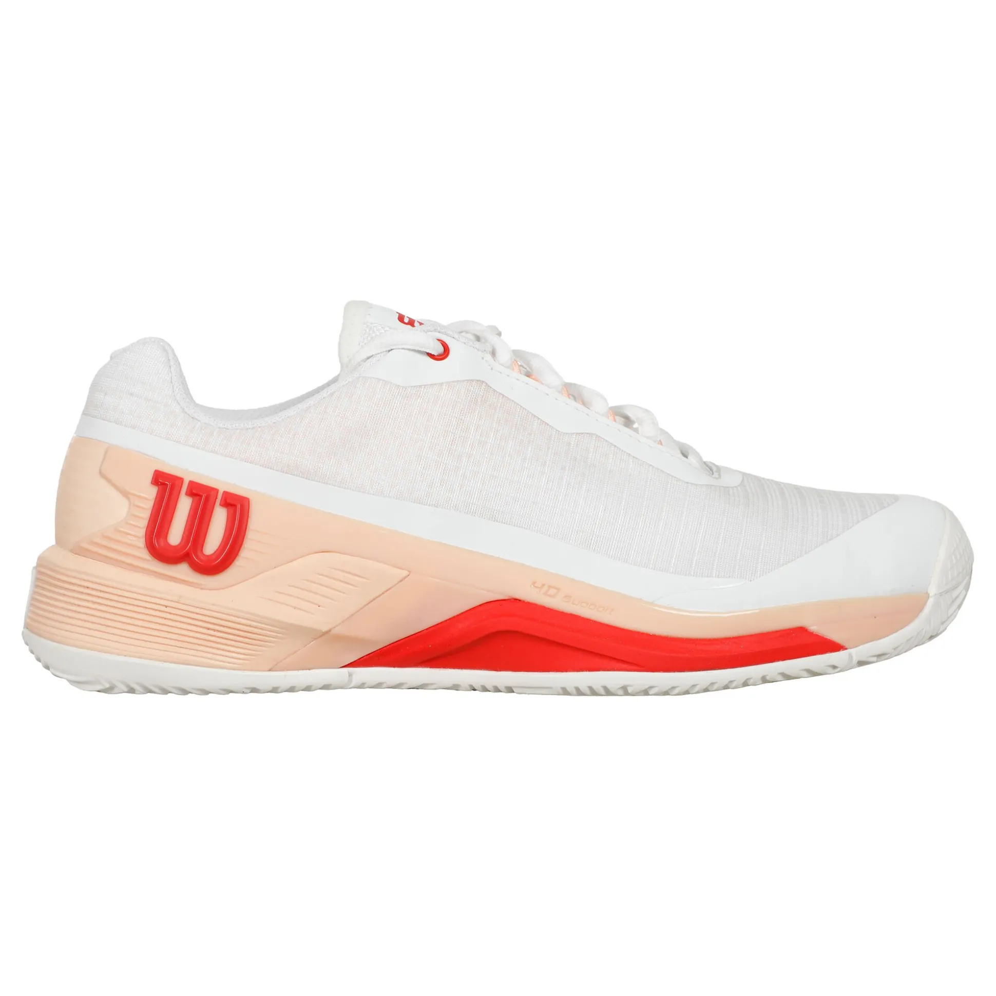 Cheap Rush Pro 4.0 CLY Clay Court Shoe Women - White, Apricot Clay Court Shoes