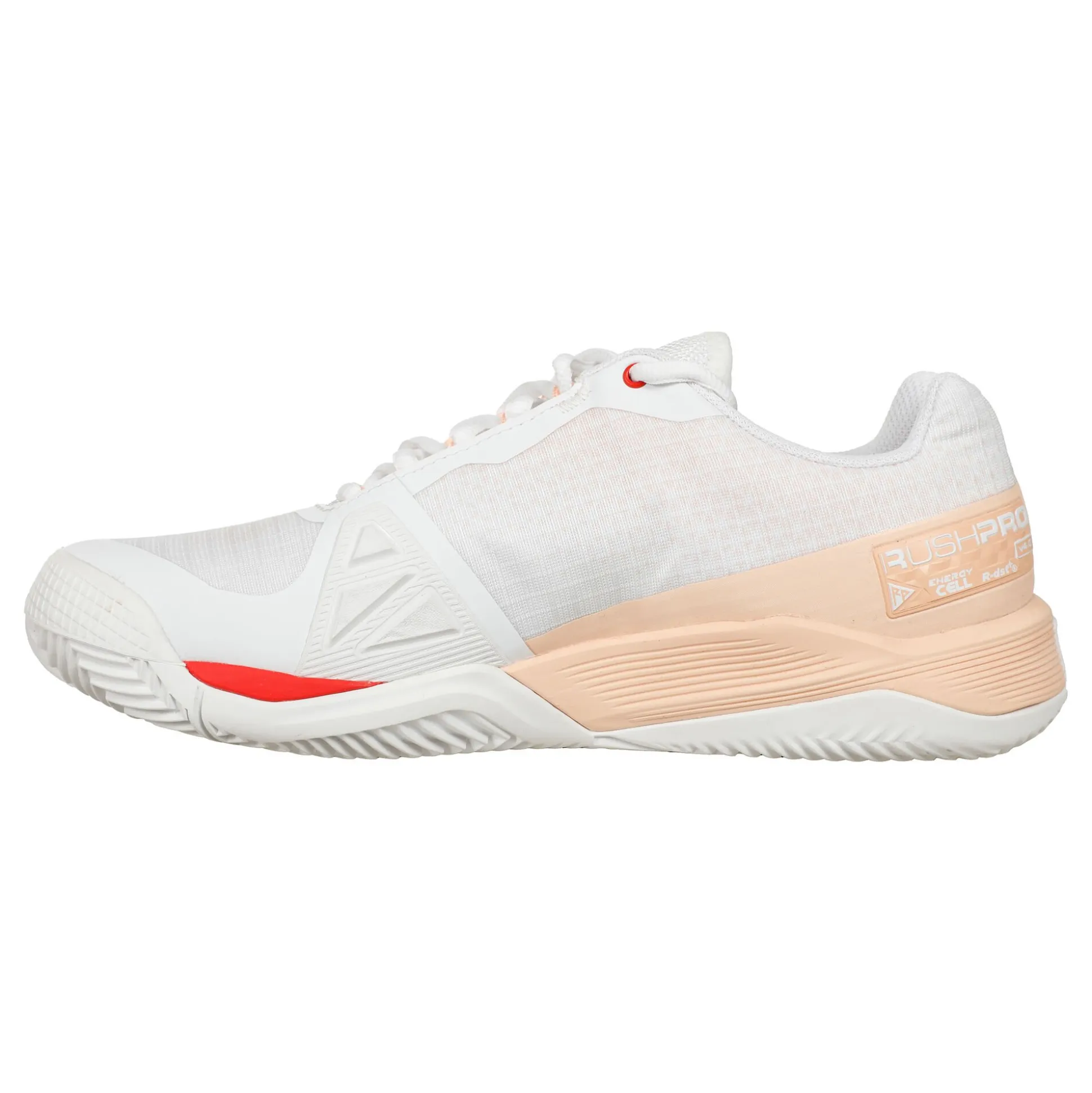 Cheap Rush Pro 4.0 CLY Clay Court Shoe Women - White, Apricot Clay Court Shoes
