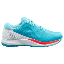 Cheap Rush Pro ACE Clay Court Shoe Women - Turquoise, White Clay Court Shoes