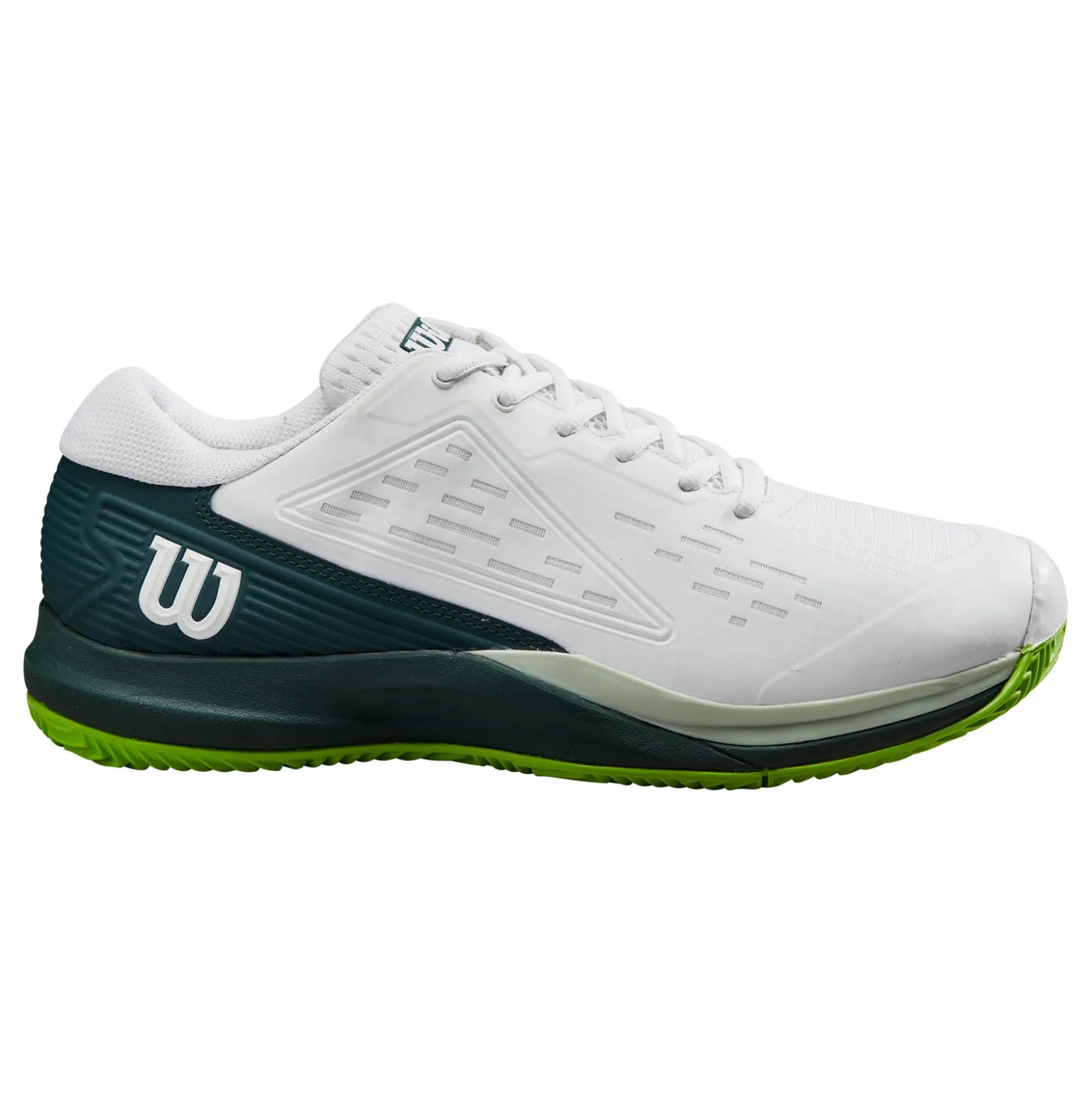 Best Sale Rush Pro Ace Clay Court Shoe Men - White, Green Clay Court Shoes
