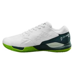 Best Sale Rush Pro Ace Clay Court Shoe Men - White, Green Clay Court Shoes