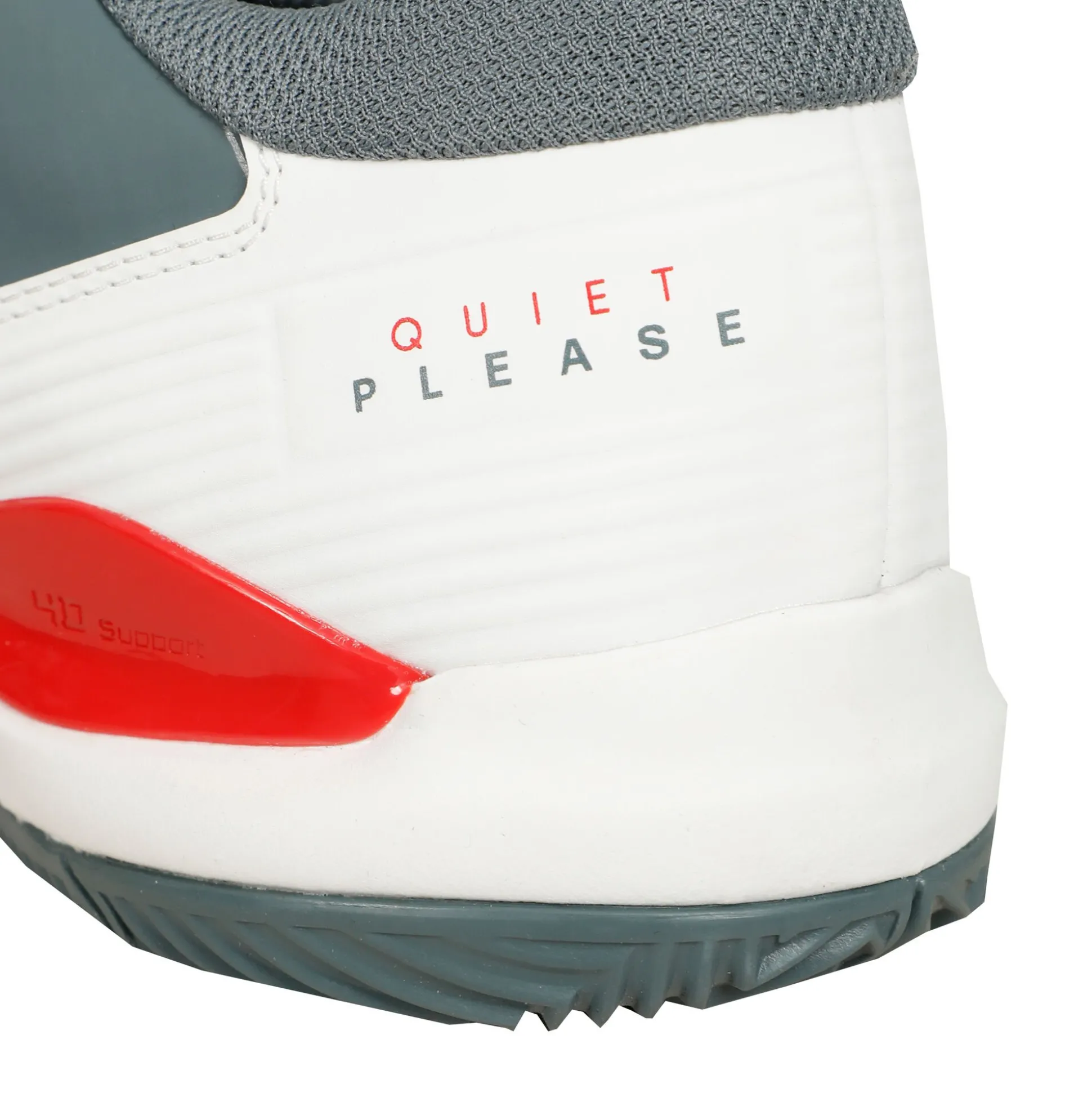 New Rush Pro Ace Quiet Please Clay Court Shoe Men - Grey, Orange Clay Court Shoes