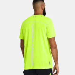 Discount Rush Seamless Wordmark T-Shirt Men - Neon Yellow Shirts
