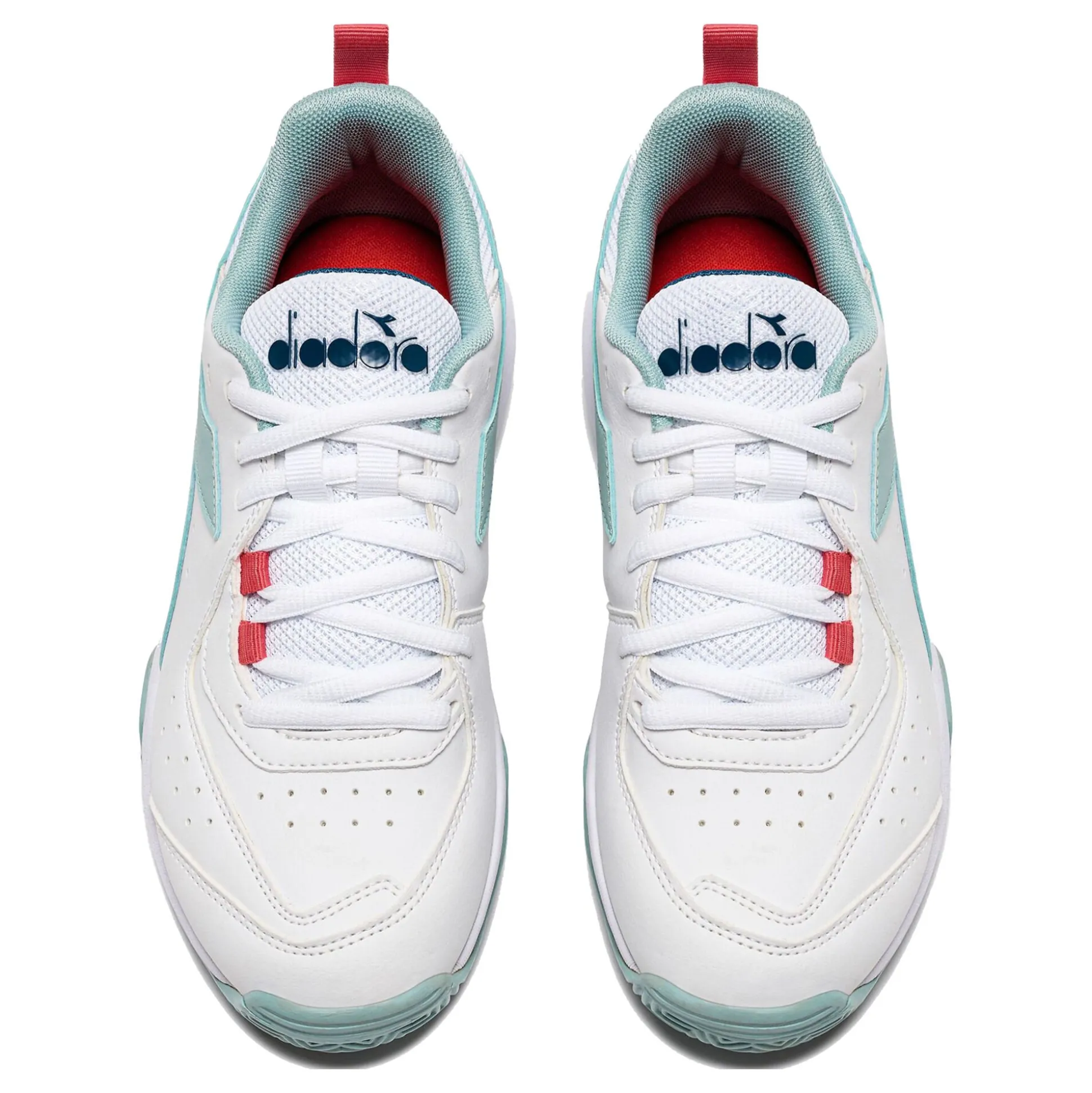 Outlet S. Challenge 5 Clay Court Shoe Women - White, Mint Clay Court Shoes