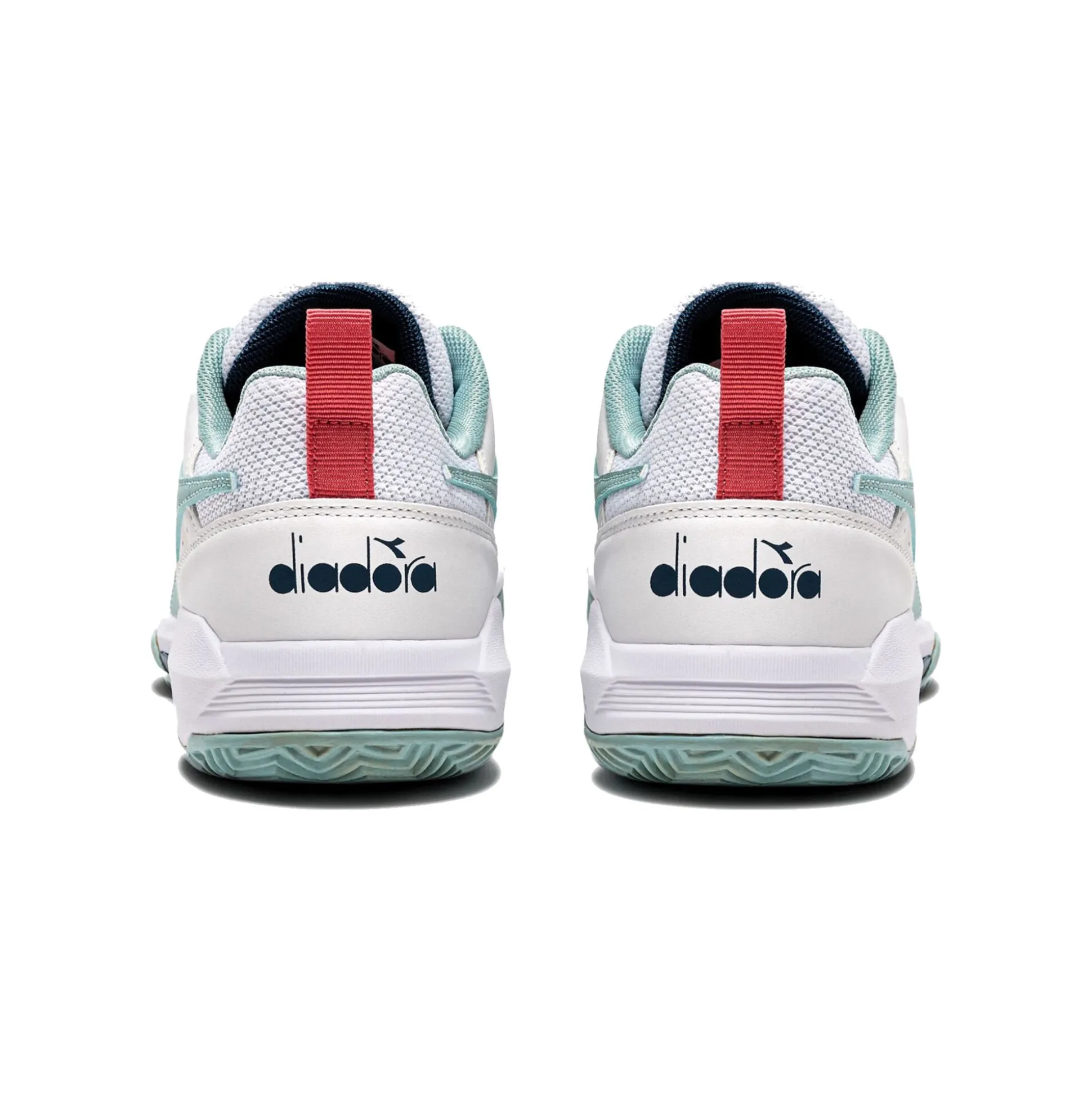 Outlet S. Challenge 5 Clay Court Shoe Women - White, Mint Clay Court Shoes