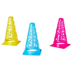 Best Sale Safe Cones Marking Cone 12 Pack - Multicoloured Coaching Equipment