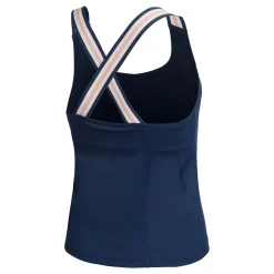 Shop Samprini Tank Top Women - Dark Blue, Multicoloured Tops